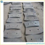 Overwelded high chromium alloy okwambala lining plate .